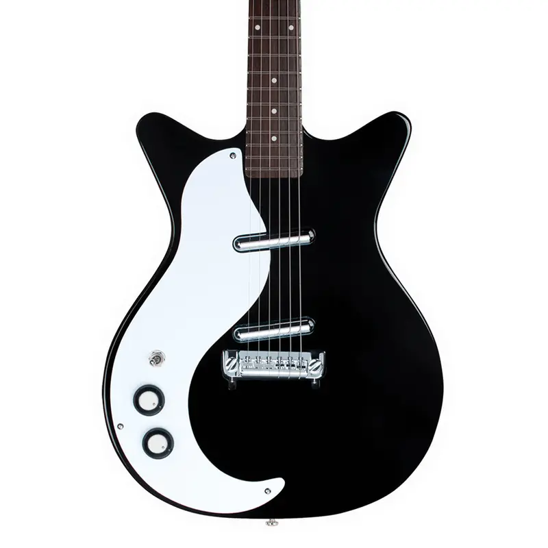 Danelectro 59M Nos Black Left-Handed Electric Guitar 1