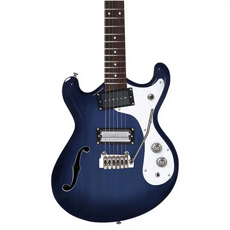 Danelectro '66 Baritone Guitar – Transparent Blue Finish 1