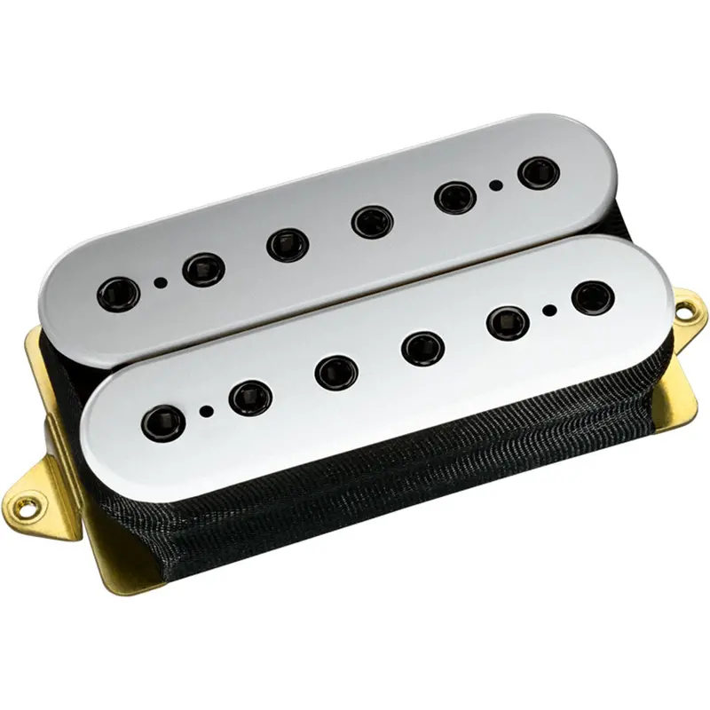 Dimarzio Custom Paf Pro Humbucker – F-Spaced, Black/Chrome Cover 1
