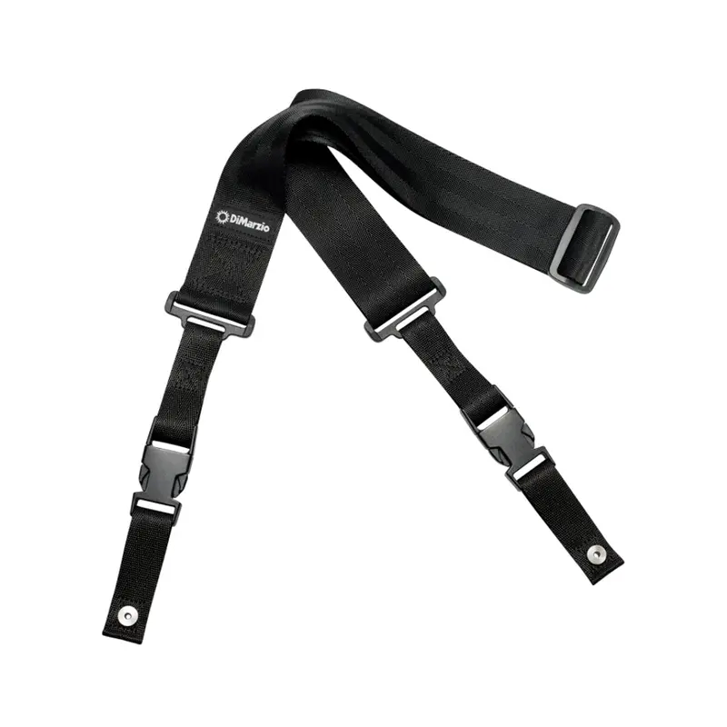 Dimarzio Dd2200B 2" Nylon Cliplock Guitar Strap – Black 1