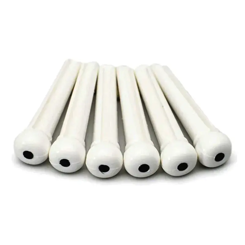 Dr. Parts White Plastic Bridge Pin Set With Black Dot Markings (Q/P06) 1