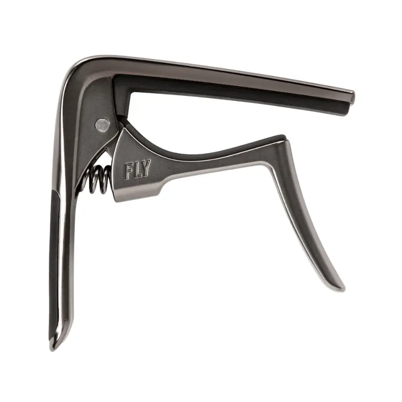 Dunlop Trigger Fly Curved Capo – Gunmetal Finish 1