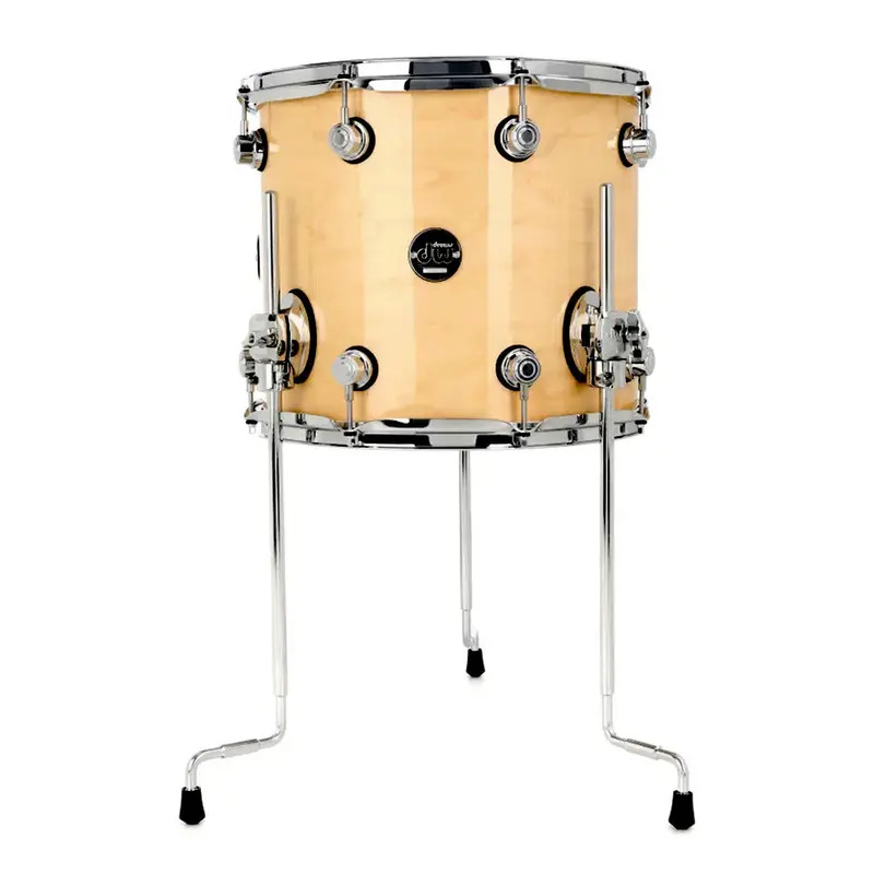 Dw 12"×14" Performance Floor Tom – Natural Lacquer Finish 1
