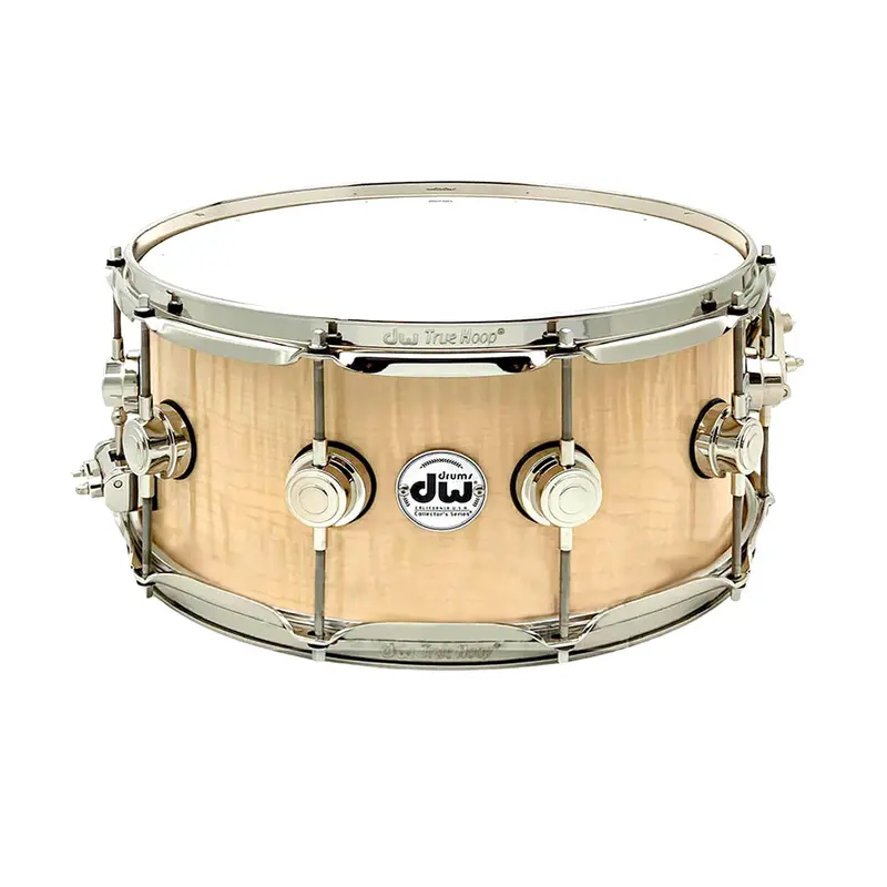 Dw Collectors Series 14×6.5-Inch Vlt Snare Drum – Natural Gloss Sycamore Shell 1