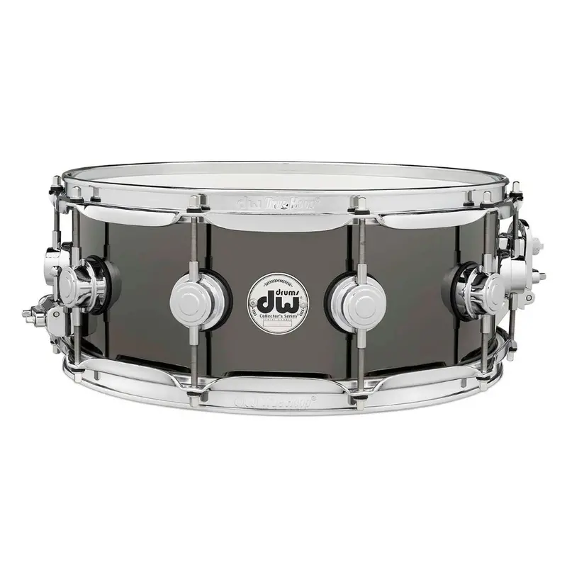Dw Collector’S Series Black Nickel Over Brass Snare Drum – 14" X 5.5", Chrome Hardware 1