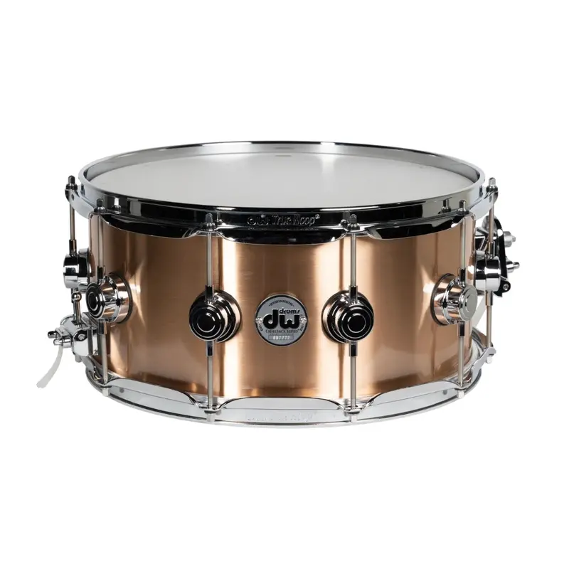 Dw Collector’S Series Brushed Bronze Snare Drum – 6.5" X 14" 1