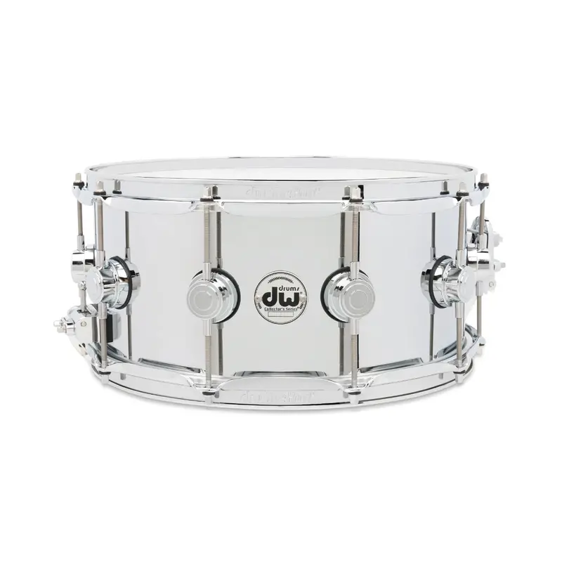 Dw Collector'S Series Chrome-Over-Steel Snare – 14" X 6.5", Polished Finish 1
