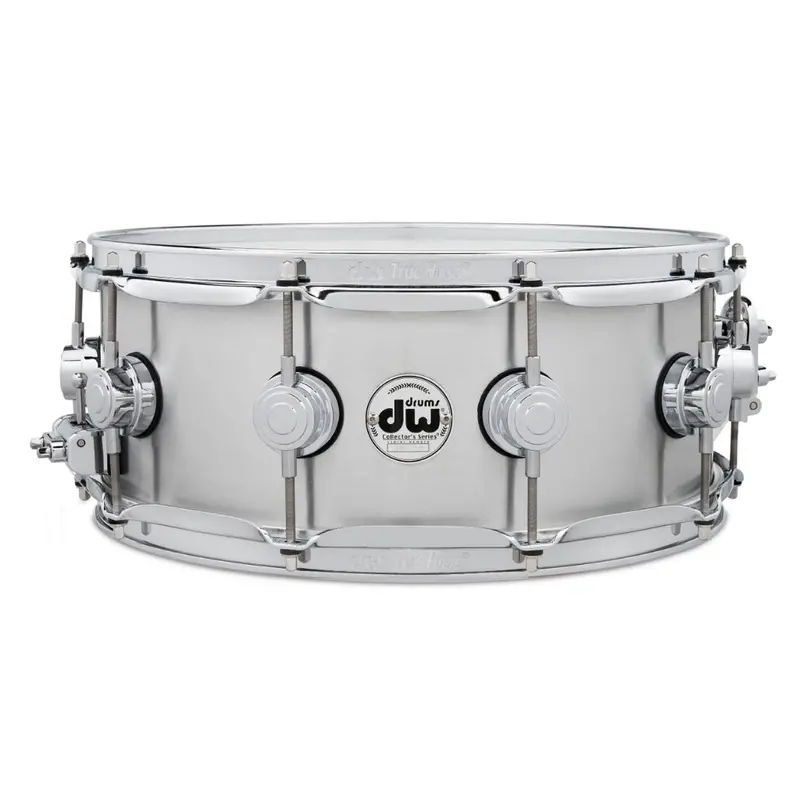 Dw Collector’S Series Rolled Aluminum Snare Drum – 14" X 5.5", Chrome Hardware 1