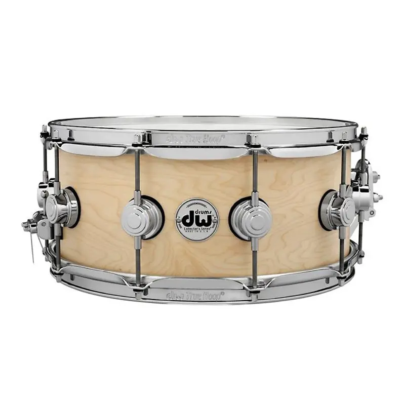 Dw Collector’S Series Satin Oil Maple Snare Drum – 14" X 6.5", Chrome Hardware 1