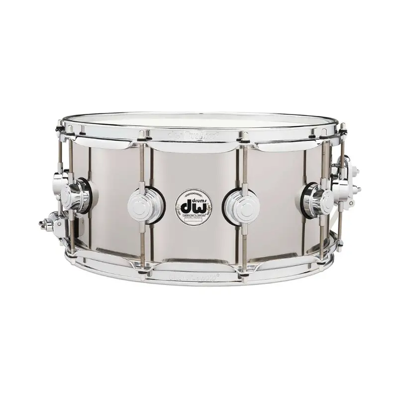 Dw Collector’S Series Stainless Steel Snare Drum – 6.5" X 14" 1
