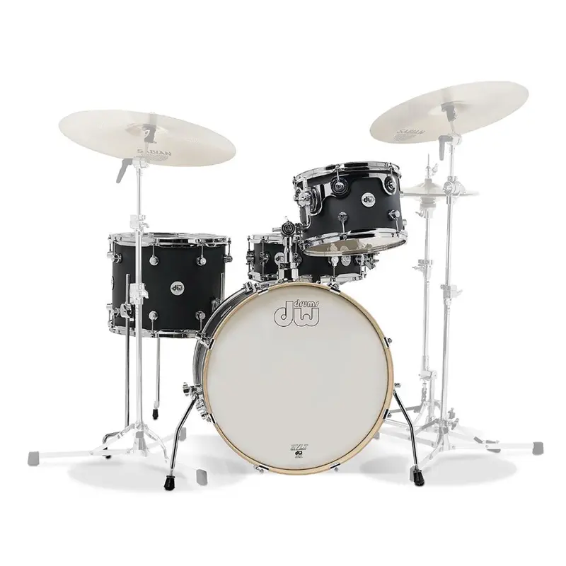 Dw Design Series Frequent Flyer Shell Pack – 4-Piece, Black Satin 1