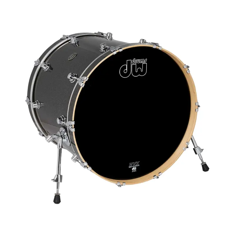 Dw Performance Series 18×22″ Bass Drum – Pewter Sparkle Finish 1