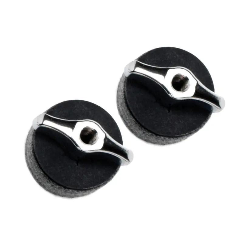 Dw Wing Nut & Felt Combo Kit – Chrome Fasteners With Protective Felts, 2-Pack 1