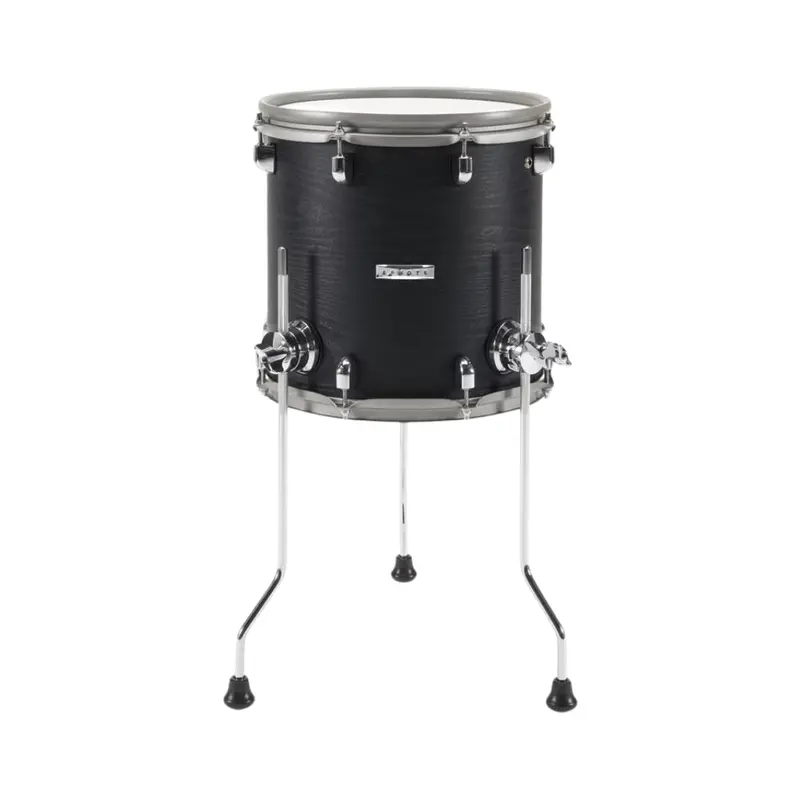 Efnote Efd-T1212 12" X 12" Electronic Floor Tom Pad Compatible With Efnote 5X – Black Oak-Ish 1