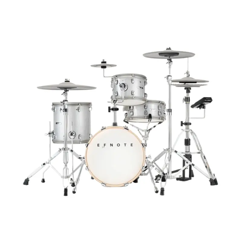 Efnote Est-5 Premium Electronic Drum Set – White Sparkle Finish 1