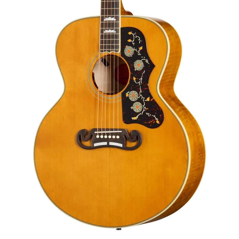 Epiphone 1957 Sj-200 Reissue Acoustic-Electric Guitar In Antique Natural Finish 1