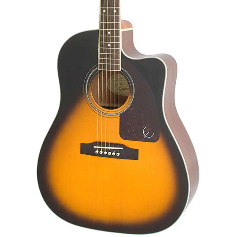 Epiphone J-45Ec Studio Acoustic-Electric Guitar In Vintage Sunburst 1