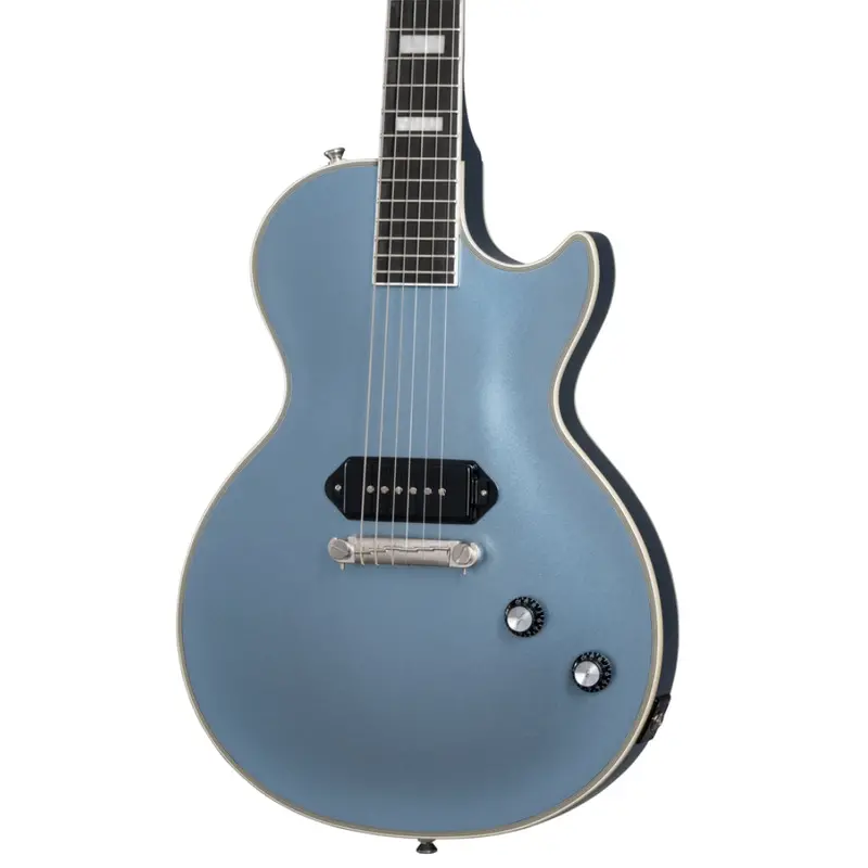 Epiphone Jared James Nichols 'Blues Power' Les Paul Custom – Aged Pelham Blue Finish 1