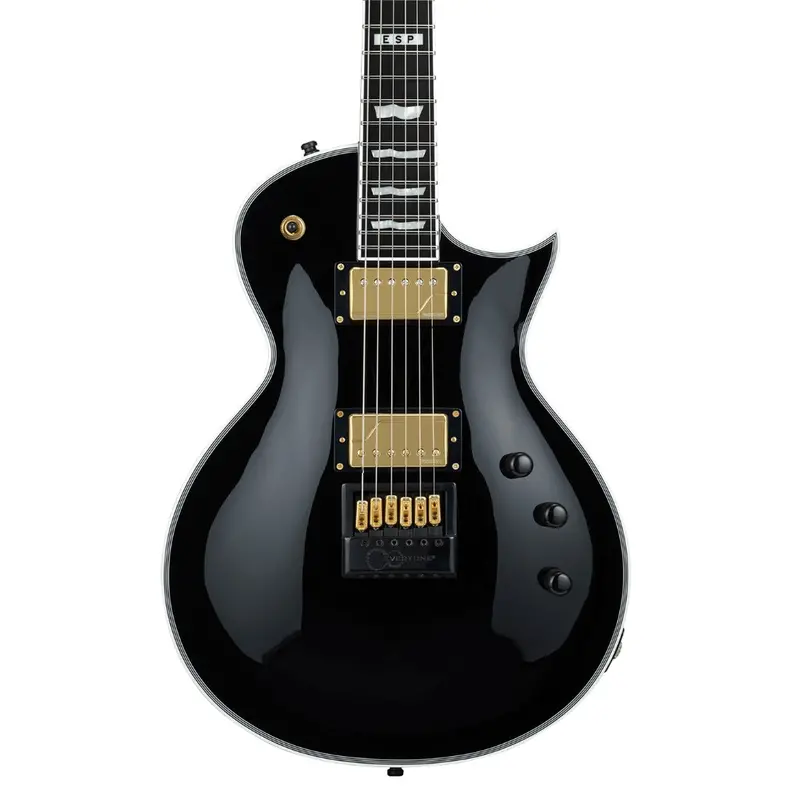 Esp E-Ii Eclipse Ft Electric Guitar With Evertune Tuning – Black Full-Thickness Model 1