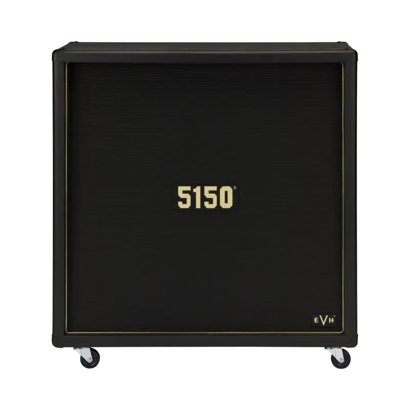 Evh 5150 Iconic Series 4X12 Speaker Cabinet – Black Vinyl, El34-Optimized 1
