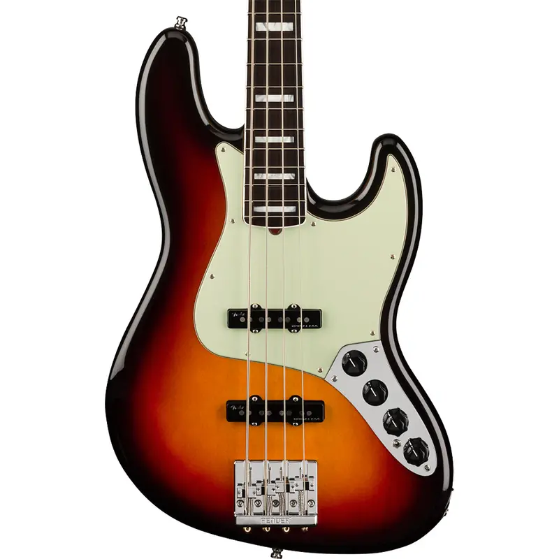 Fender American Ultra Jazz Bass – Ultraburst Finish With Top-Loaded Himass Bridge 1