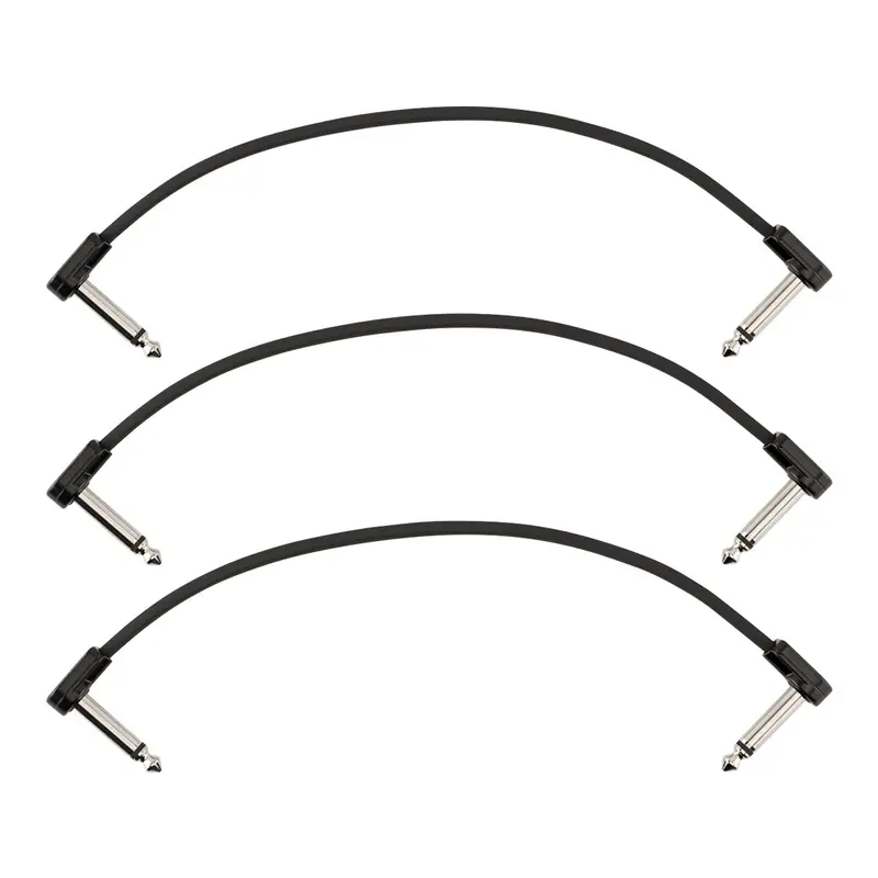Fender Blockchain Compact Patch Cables – 8-Inch Angle-To-Angle, 3-Pack 1
