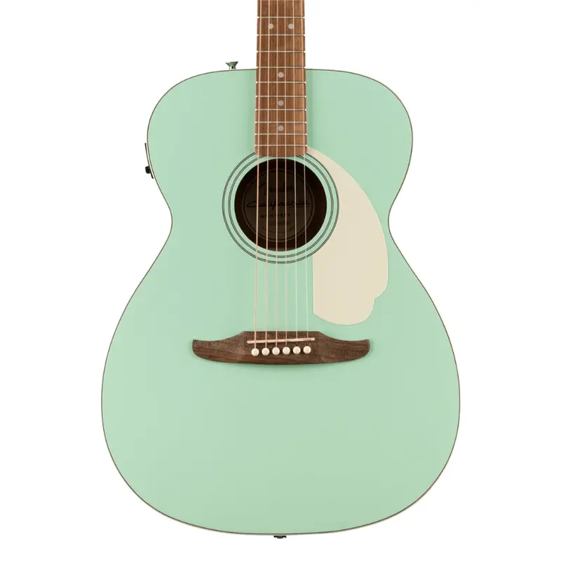 Fender California Standard Monterey E Acoustic-Electric Guitar – Surf Green Finish 1