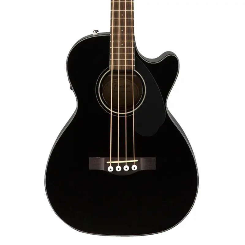 Fender Cb-60Sce Acoustic-Electric Bass Guitar – Matte Black Finish 1