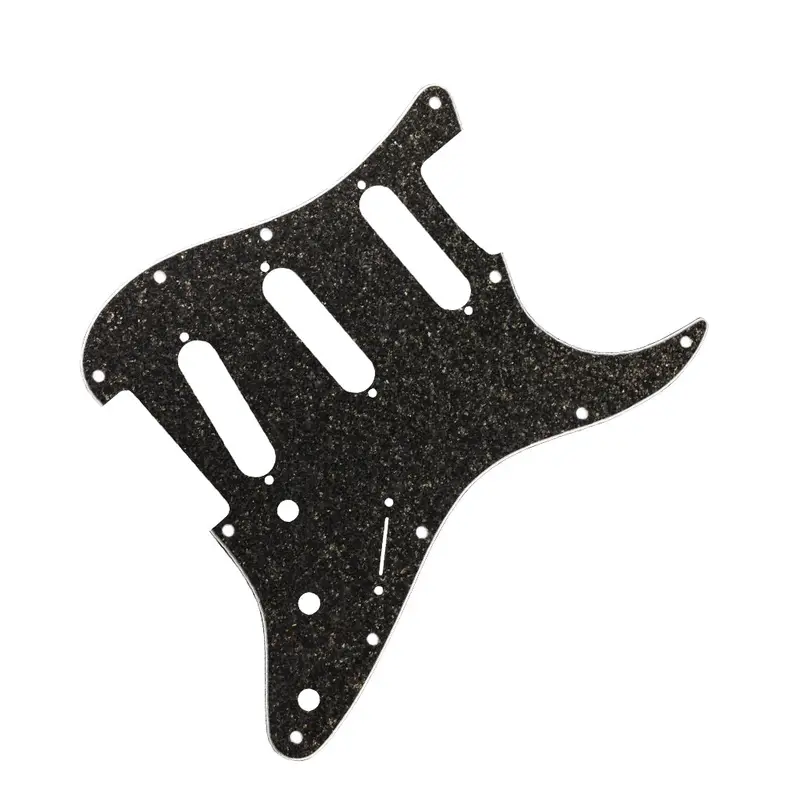 Fender Dark Gray Sparkle Hybrid Glass/Glitter Stratocaster Sss Pickguard 1