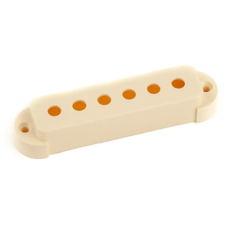 Fender Jaguar Pickup Cover – Aged White Plastic Replacement Part 1