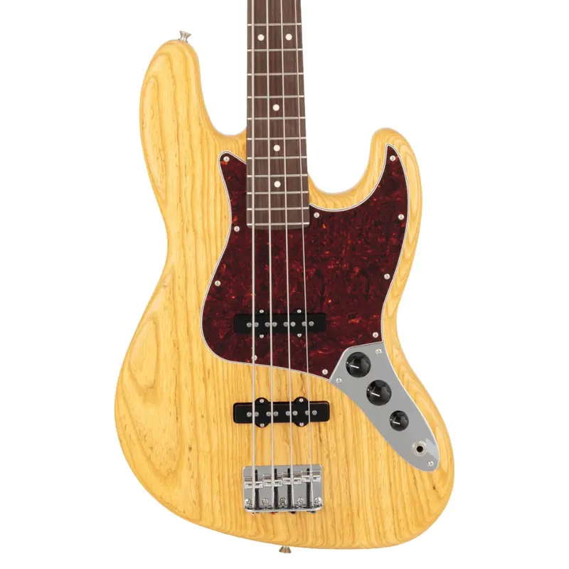 Fender Limited-Edition Made-In-Japan Jazz Bass – Raw Ash Body, Vintage Natural Finish 1