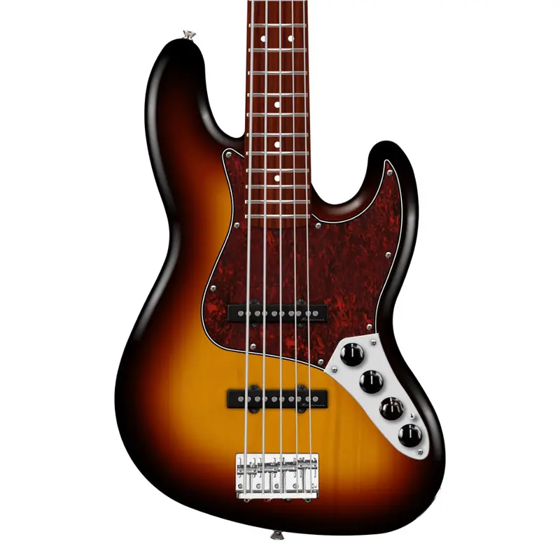 Fender Player Ii Active Jazz Bass V – 3-Tone Sunburst, Rosewood Fingerboard 1