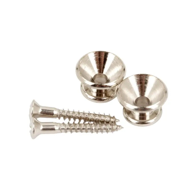 Fender Pure Vintage Strap Button Set – Chrome (2-Pack) 1