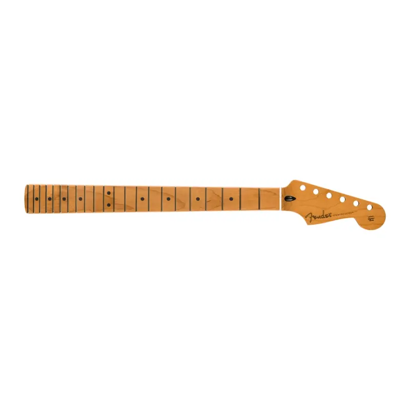 Fender Satin Roasted Maple Stratocaster Neck – 22 Jumbo Frets, 12" Radius, Flat Oval Profile 1