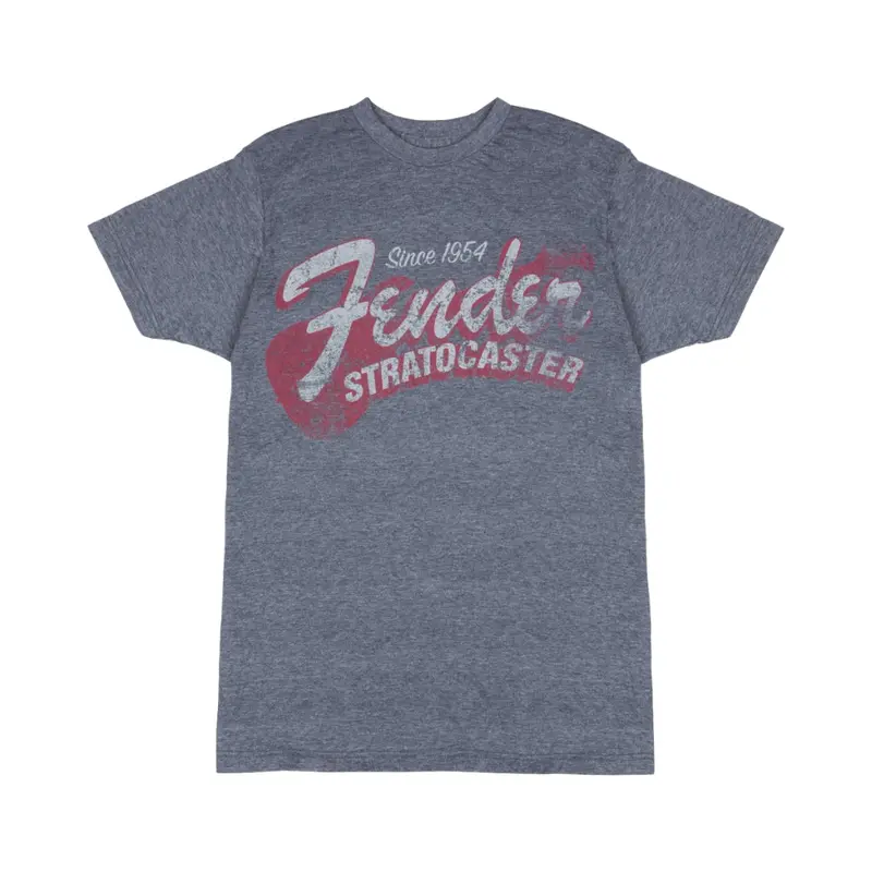 Fender Since 1954 Stratocaster Blue Smoke T-Shirt - Medium 1