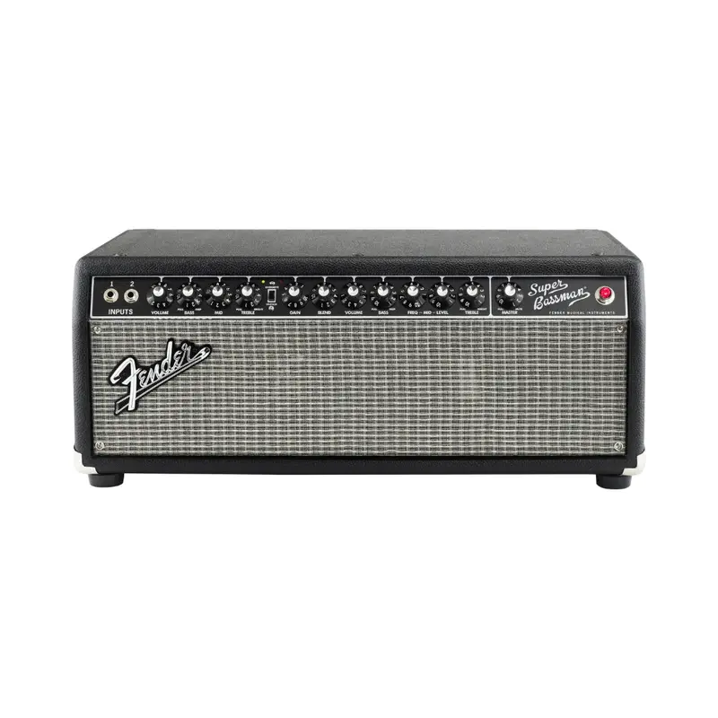 Fender Super Bassman Tube Bass Amplifier Head – 300W, Black 1