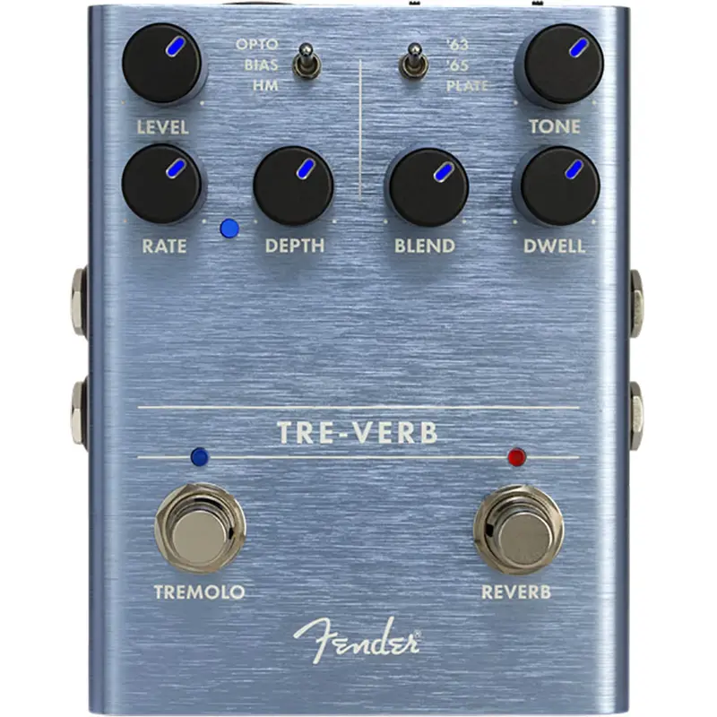 Fender Tre-Verb Reverb And Tremolo Dual-Effect Pedal 1