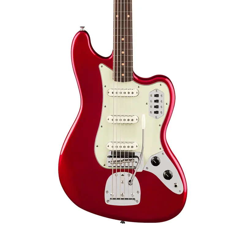 Fender Vintera Iii Early '60S Bass Vi 6-String Bass With Rosewood Fingerboard In Candy Apple Red 1