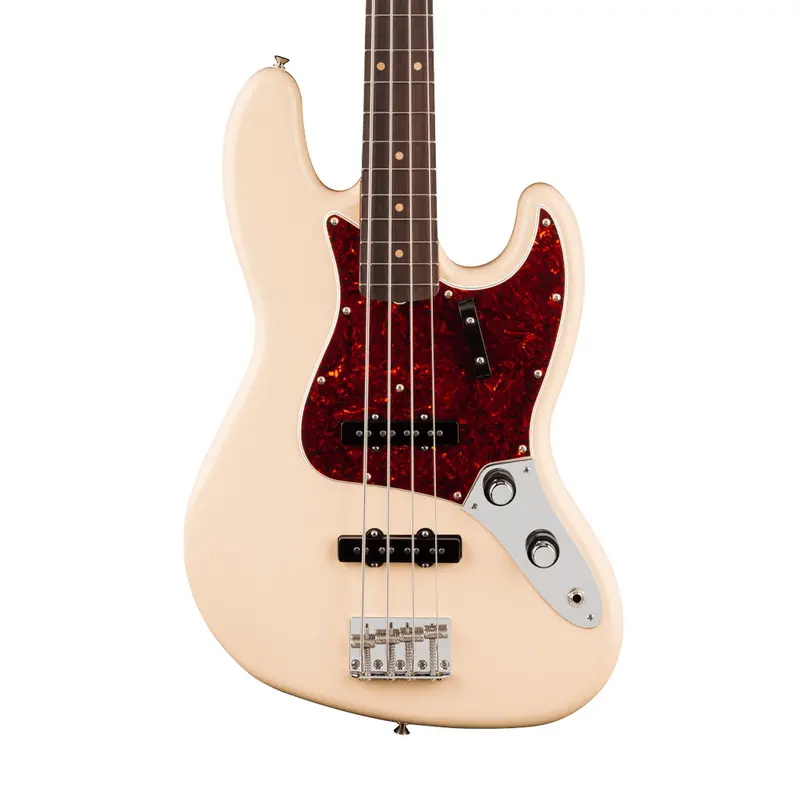 Fender Vintera Iii Early '60S Jazz Bass With Rosewood Fingerboard In Olympic White 1