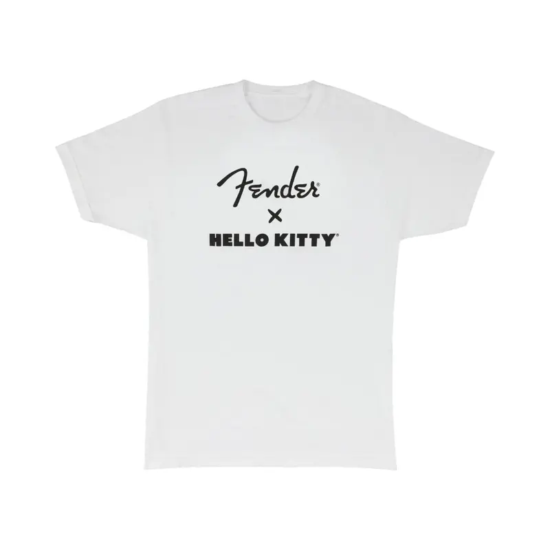 Fender X Hello Kitty White Logo T-Shirt - Size S 1