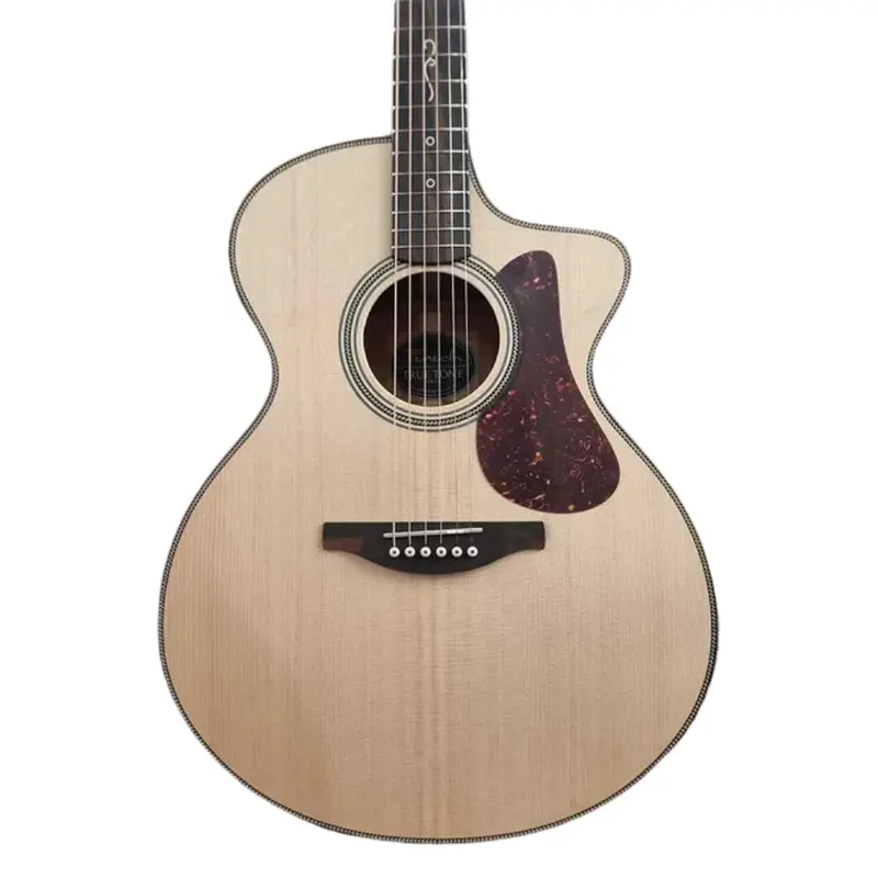 Fenech True Tone Grand Auditorium Cutaway Acoustic-Electric Guitar 1