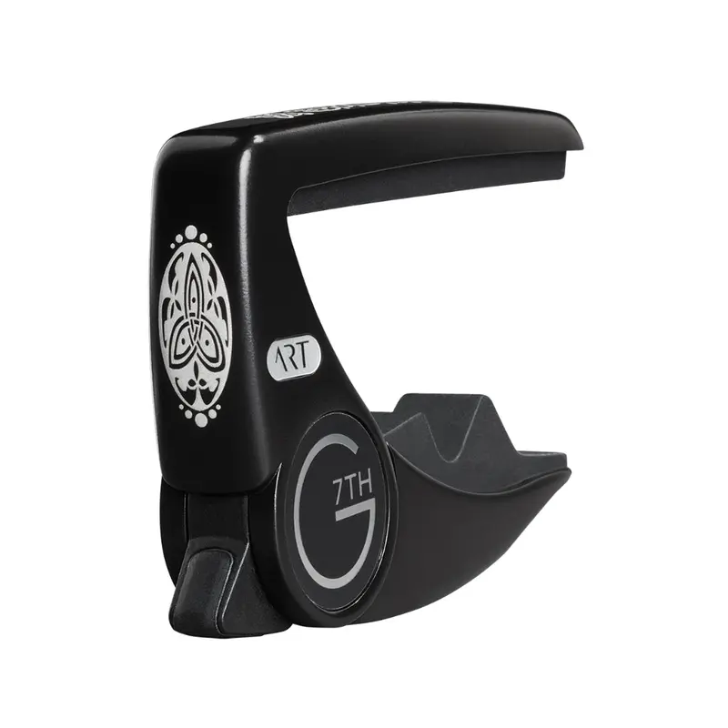G7Th Performance 3 Celtic Black Capo For Standard-Neck Guitars 1