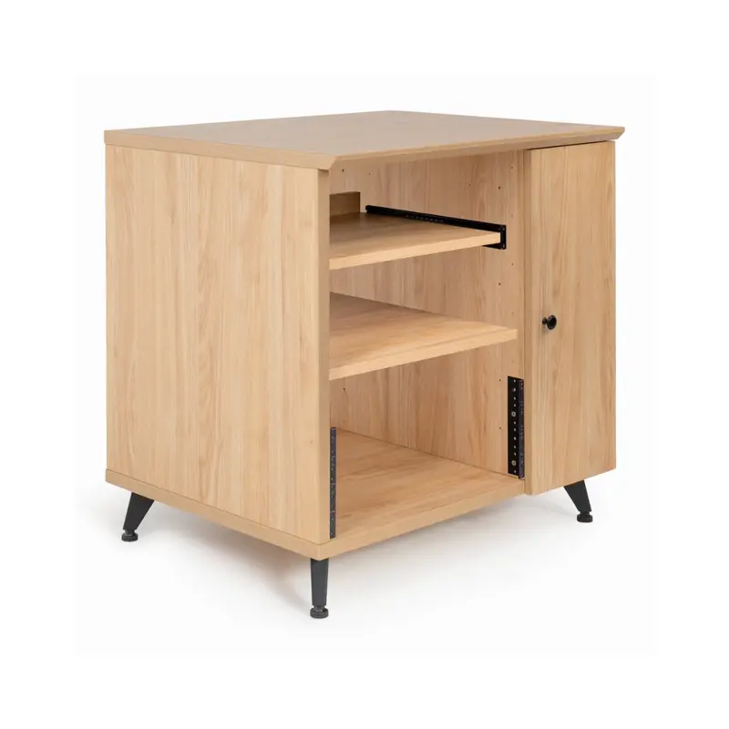 Gator Frameworks Gfw-Elitesidecar-Mpl Maple Elite Studio Sidecar Rack With Adjustable Shelf 1