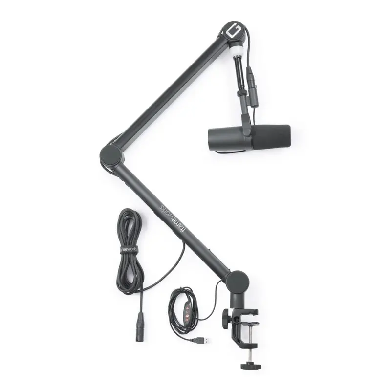 Gator Gfwmicbcbm4000 Broadcast-Grade Boom Arm With Integrated Led Lighting 1