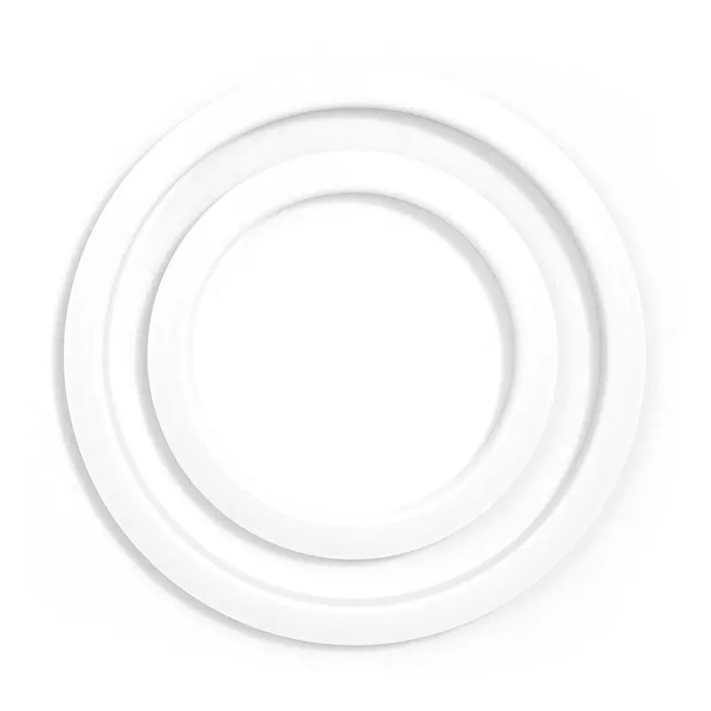Gibraltar Port-Hole Protector Ring – 4-Inch White Protective Rim For Drum Hardware 1
