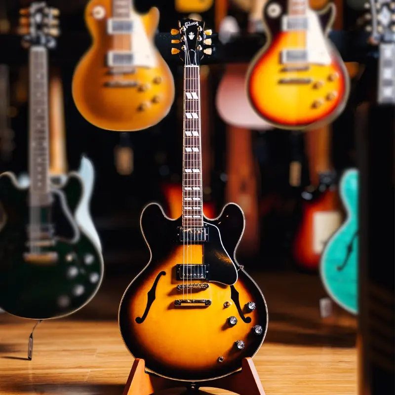 Gibson Es-345 Semi-Hollowbody Electric Guitar – Vintage Burst Finish 1