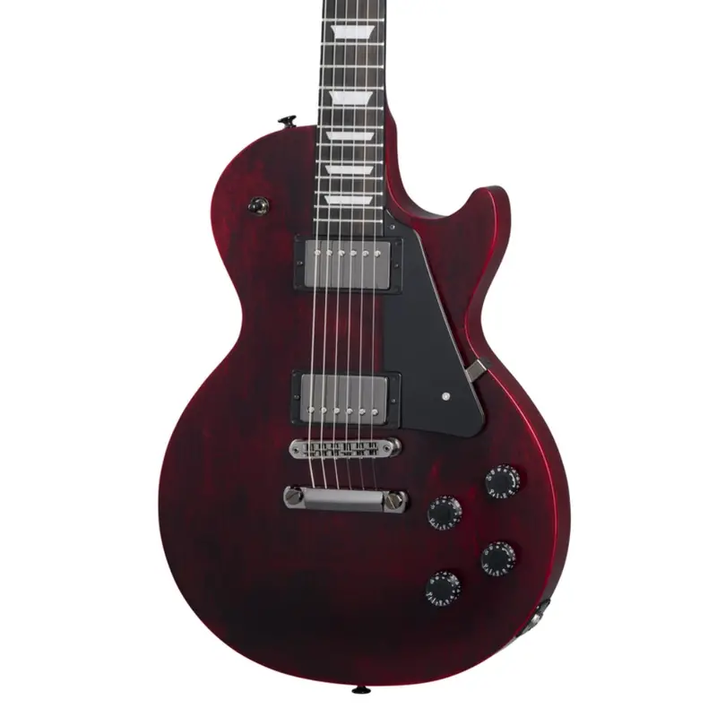 Gibson Les Paul Modern Studio Electric Guitar – Wine Red Satin Finish 1
