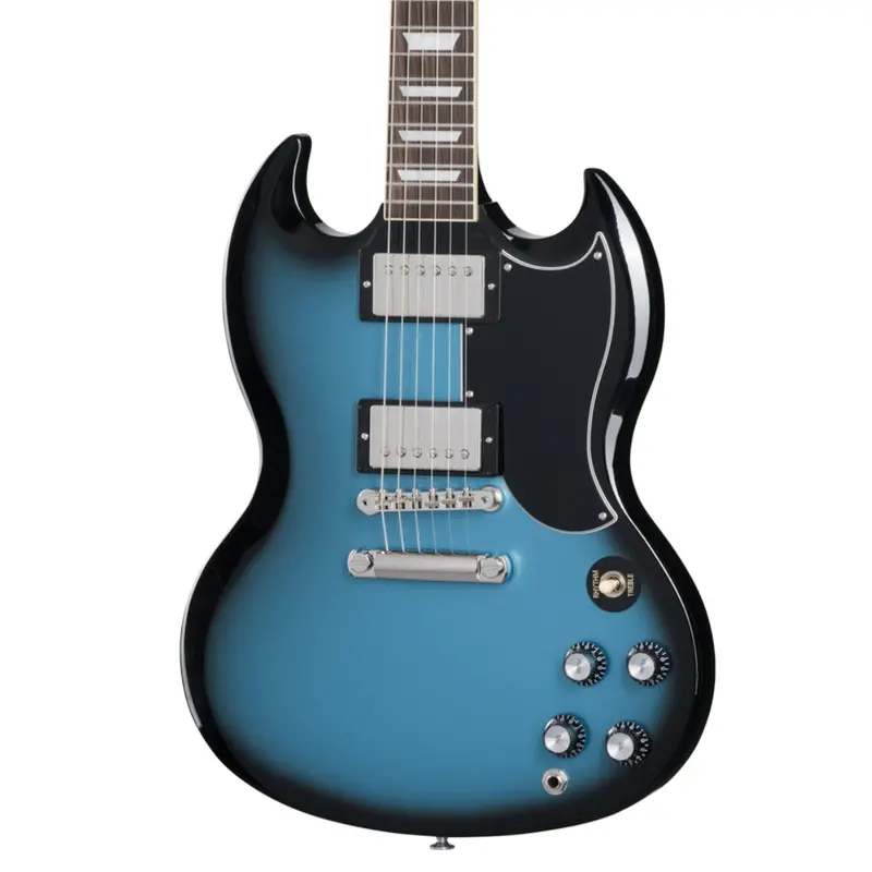 Gibson Sg Standard '61 Reissue Electric Guitar – Pelham Blue Burst 1