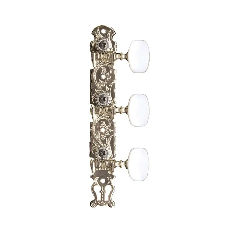Gotoh 35G350 Classical Tuners – 3-In-A-Row Gold-Plated Machine Heads 1