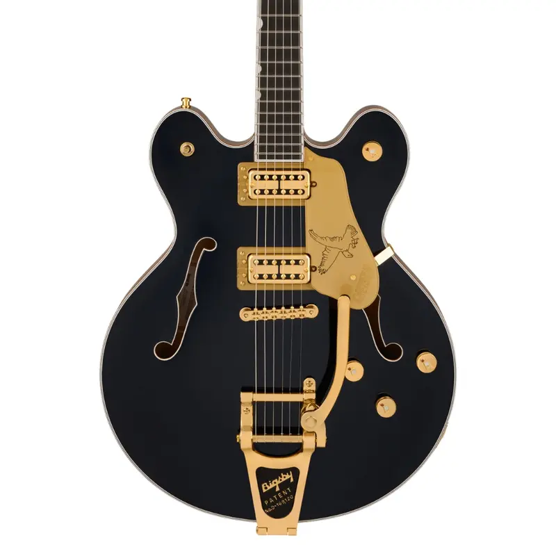 Gretsch Falcon Center Block Ltd Electric Guitar – Midnight Sapphire With Ebony Fingerboard And String-Thru Bigsby 1